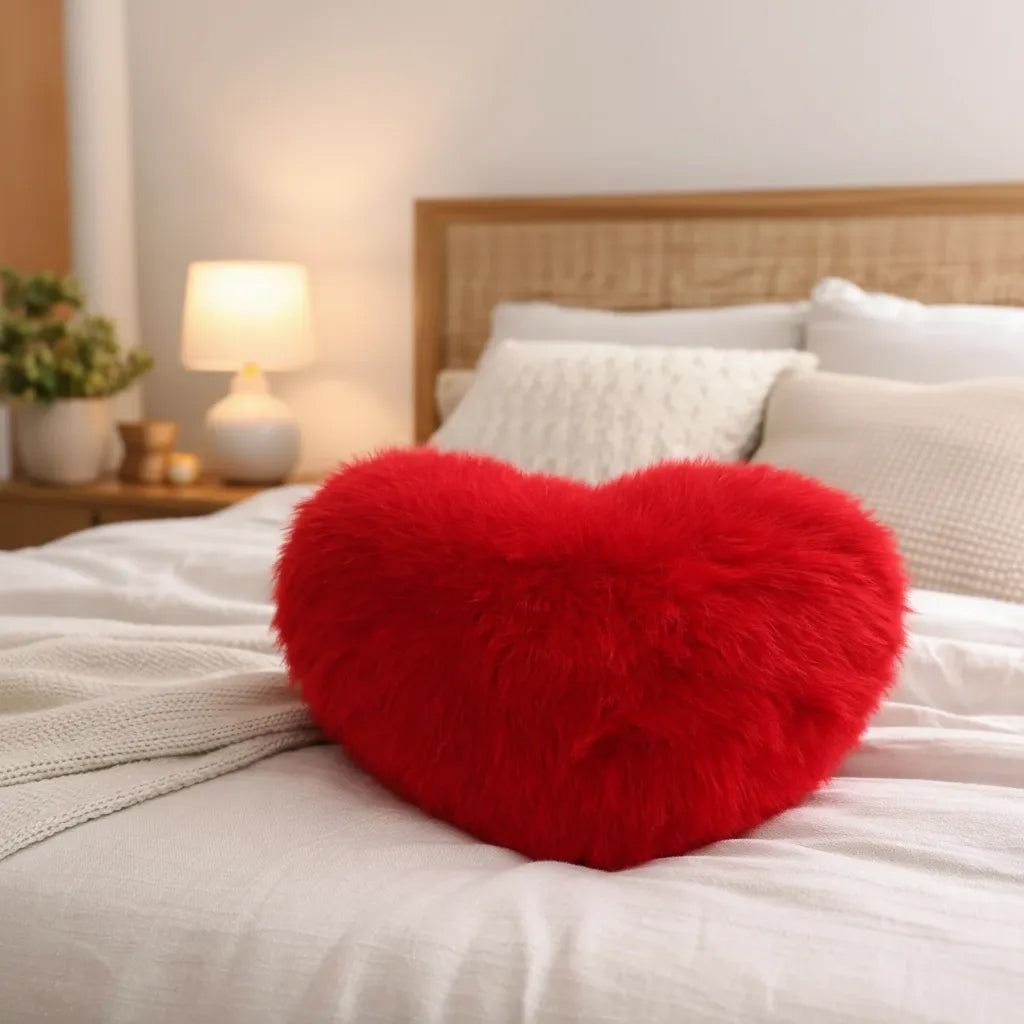 Peluche De Almohada Corazón Esponjoso 32x18x42 Candy Toys