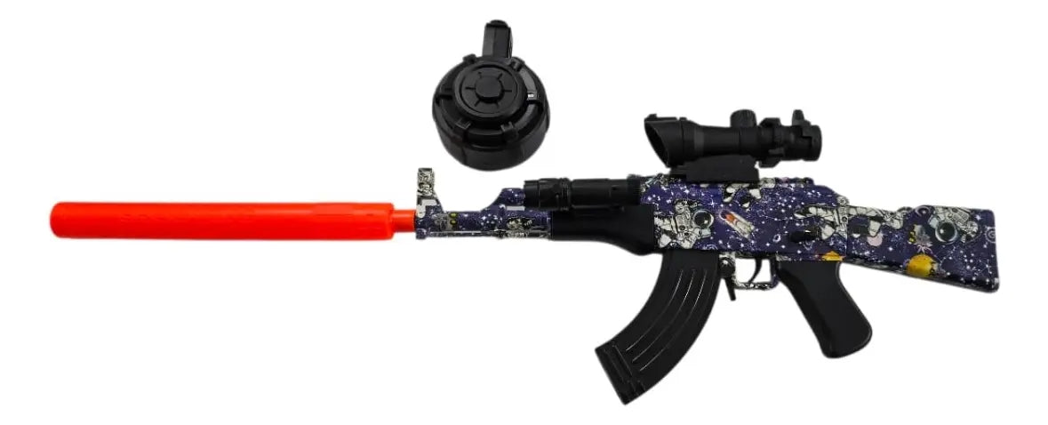 Rifle Ak47 De Hidrogel Recargable Candy Toys Con 30000 Balas