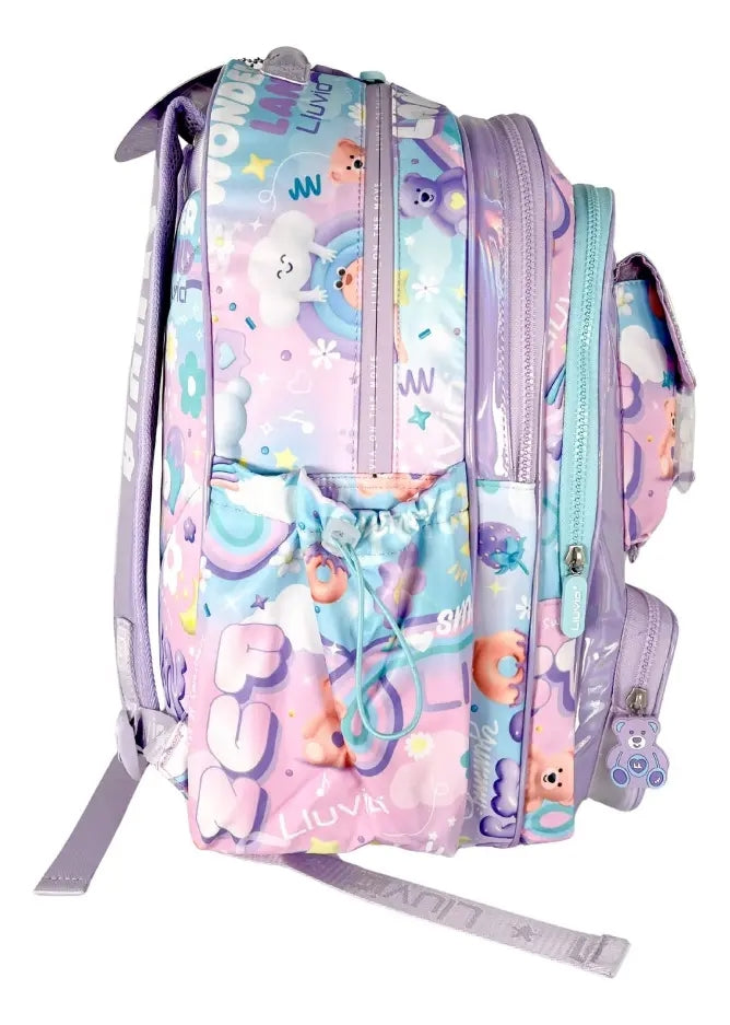 Mochila Marca Lluvia Happy Primaria