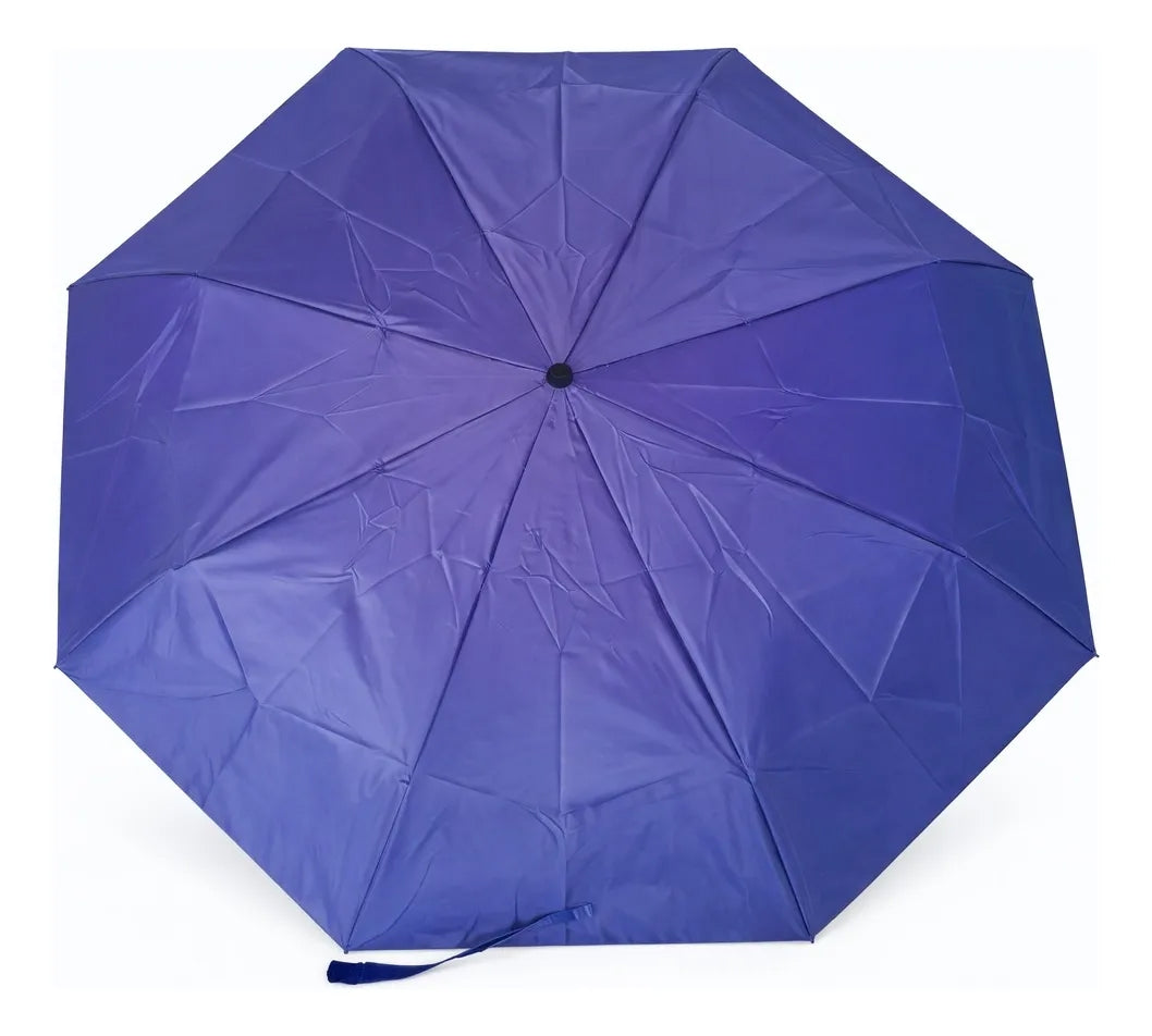 Paraguas De Bolsillo Nylon Premium 7 Colores Semi Automático