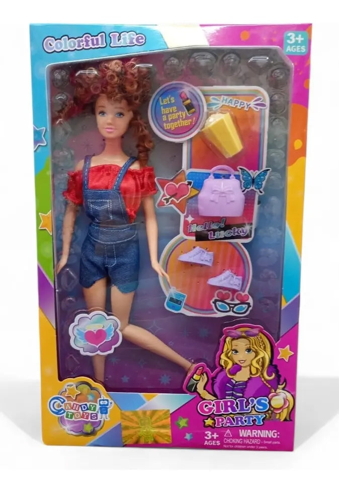 Muñeca Candy Toys Estilo Pasarela Con Ropa Moderna