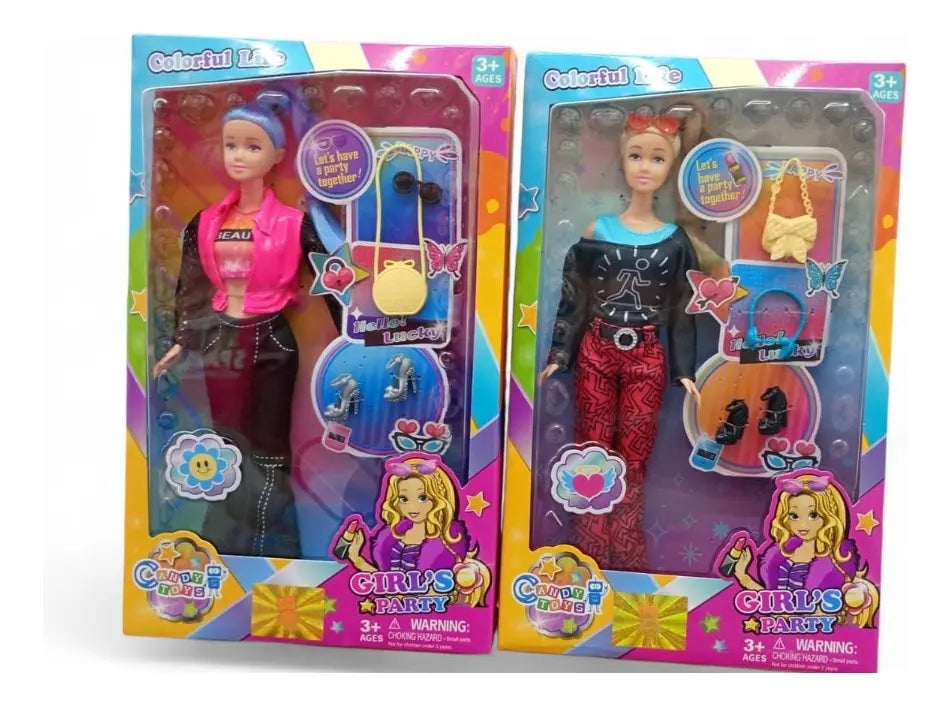 Muñeca Candy Toys Estilo Pasarela Con Ropa Moderna