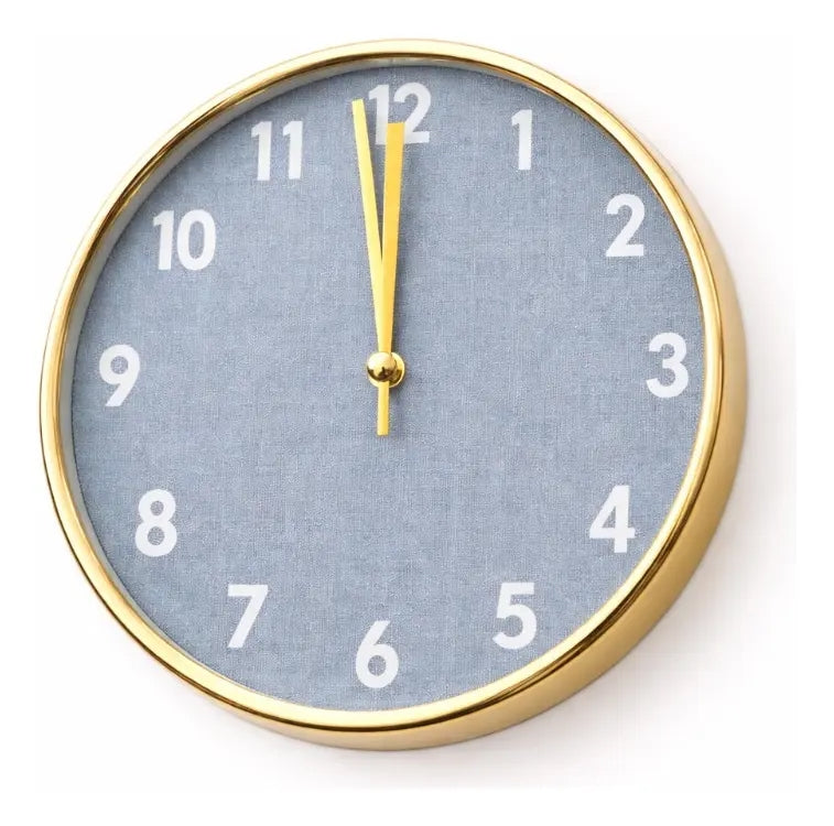 Reloj De Pared 29x4x29 Cm Diseño Elegante Para Hogar Oficina