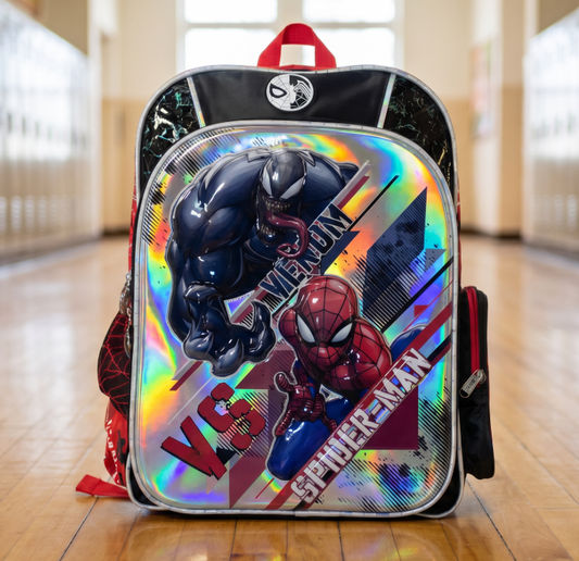 Mochila Marca Ruz Primaria Spiderman Y Venom