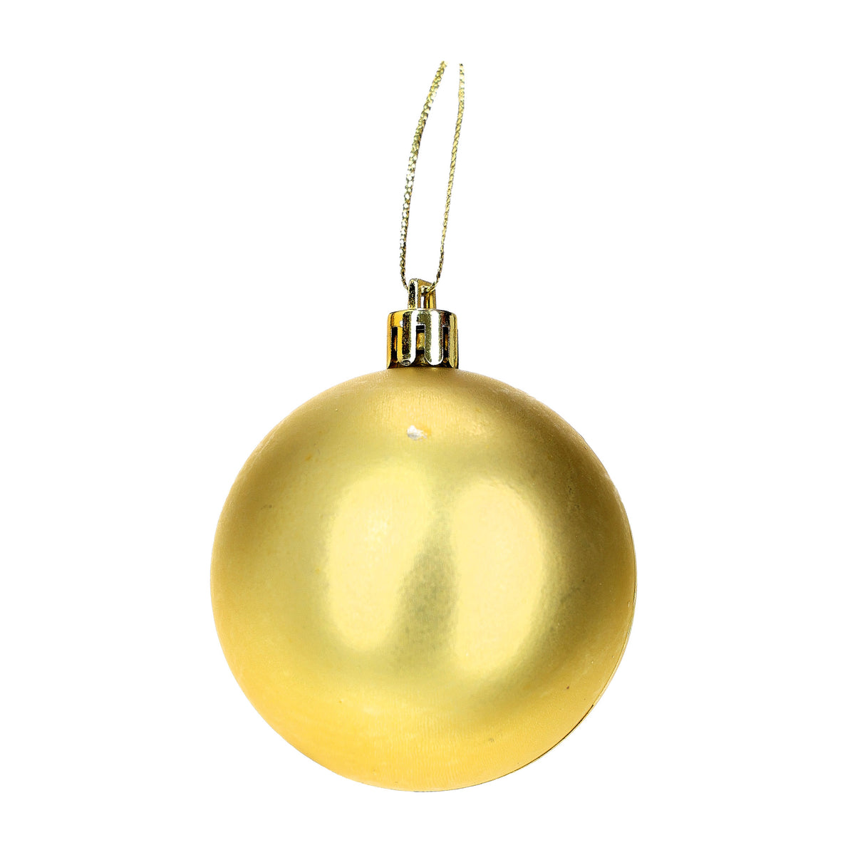 Esferas Navideñas 30 Piezas Elegancia Dorada Con Relieve 6cm